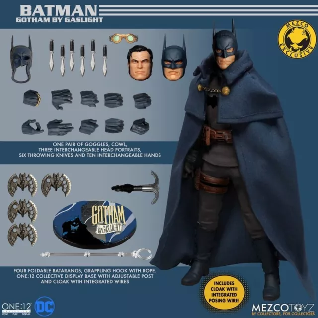 Mezco Toyz Batman Gotham by Gaslight Action Figure One:12 Collective DC Comics