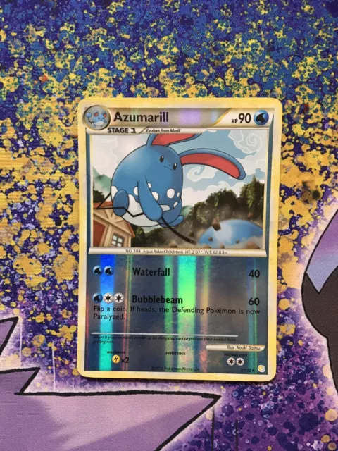 Pokémon - Azumarill - 2/123 Heartgold & Soulsilver - Reverse Holo Rare - MP