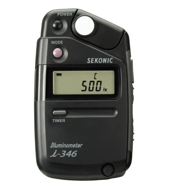 Iluminación y medidor de luz de estudio para cámara Sekonic i -346 JJ 10 D