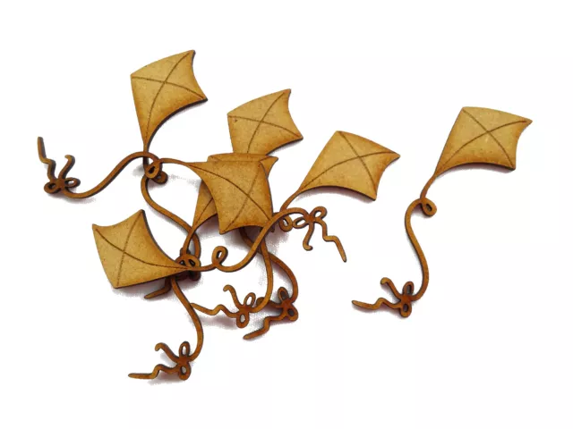 Wooden Mdf Shape Kite Ornament Laser Cut Embellishment