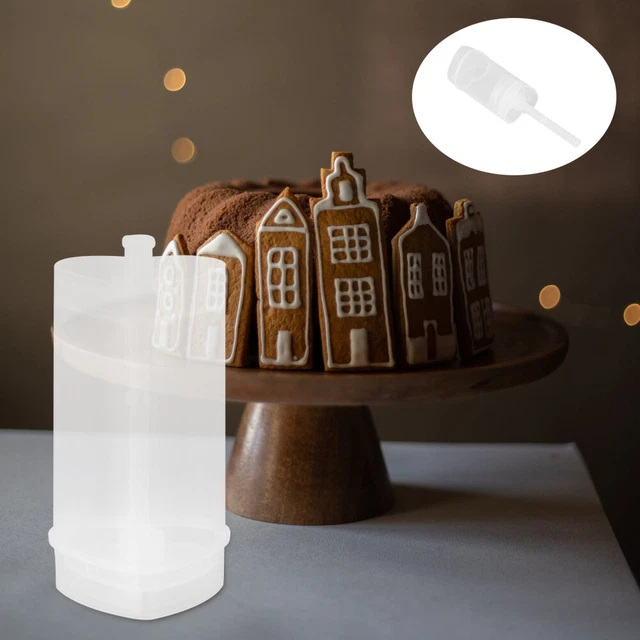 10 unidades Push Cake Shooter en forma de corazón Push Pops Cake Container