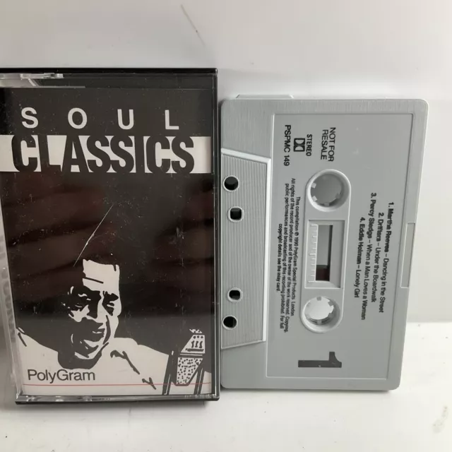 Verschiedene - Soul Classics - 8 Spur Promo Kassettenband Album - 1990
