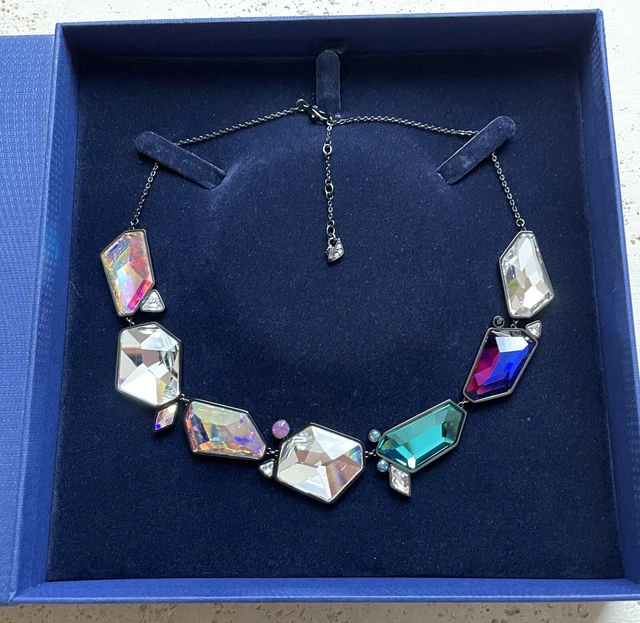 originale Collana Razzo Swarovski, Multicolore