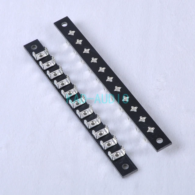 2pcs Point to Point New Turret Terminal Tag Strip Board 11Lug pins Tube Amp DIY