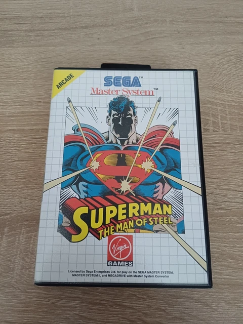 SUPERMAN THE MAN of steel - SEGA Master System - complet