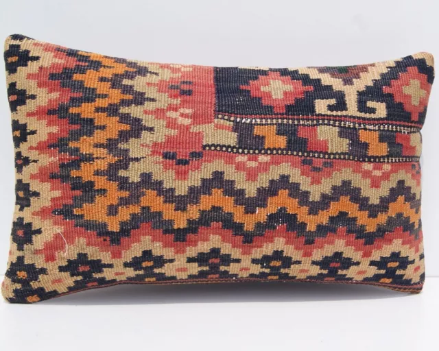 Cuscino kilim curdo Cuscino rettangolare fatto a mano tappeto kelim...