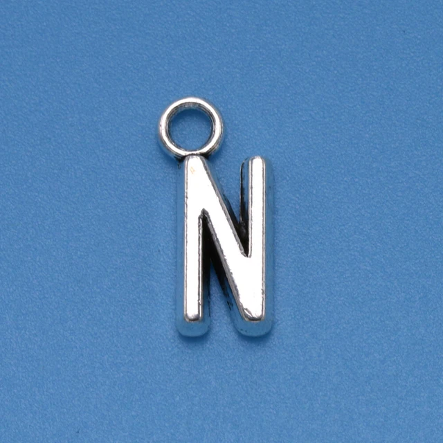 100 pcs Buchstabe k Initial Charme Armband Alphabet Pendent Charme 7