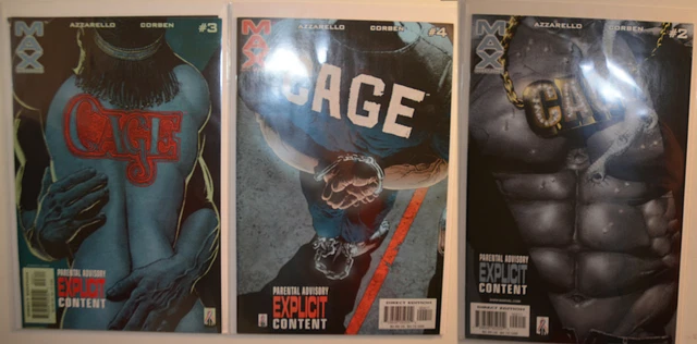 Cage Lot of 3 #2,3,4 Marvel Comics (2002) VF/NM 2nd Series 1st Print Comic Books