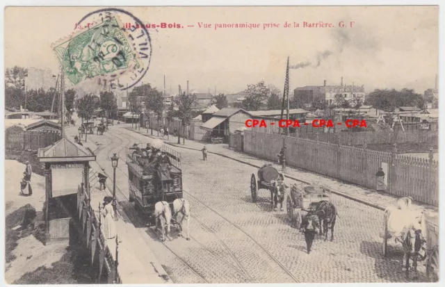 CPA UNDER WOOD WATCH (93100) - Panoramic view taken from the barrier - 1907