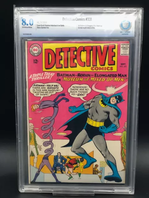 Detective Comics #331 (1964) CBCS -Not CGC 8.0 - 1st Elongated Man/Batman teamup