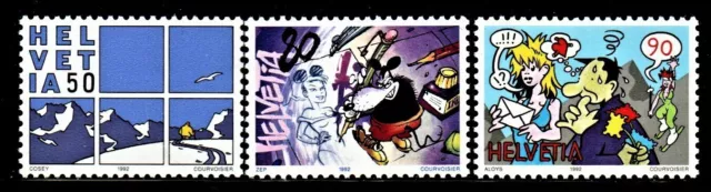 Schweiz Satz MiNr. 1474-1476 von 1992 Comics Postfrisch N 0753