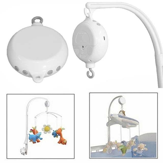 Bell Toy Baby 35 Songs Crib Bed Toy Music Box Movement Bell 8.5cm Plastic
