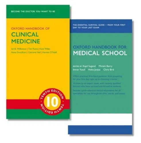 Oxford Handbook of Clinical Medicine and Oxford Handbook for Medical School by