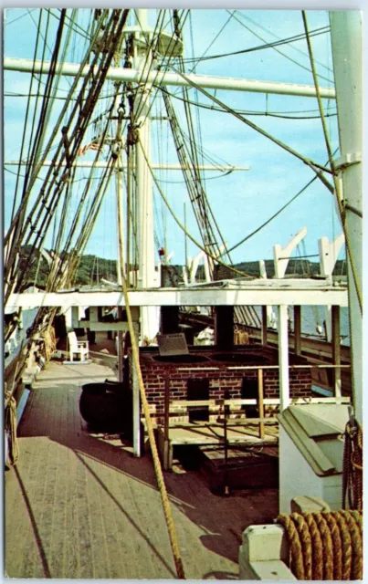 Main deck of the Charles W. Morgan at Mystic Seaport - Mystic, Connecticut