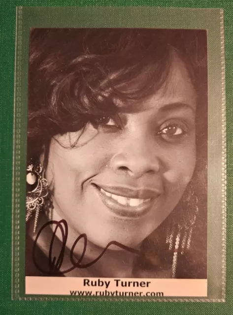 Ruby Turner Hand Signed B&W Photo 8"x10" Jools Holland