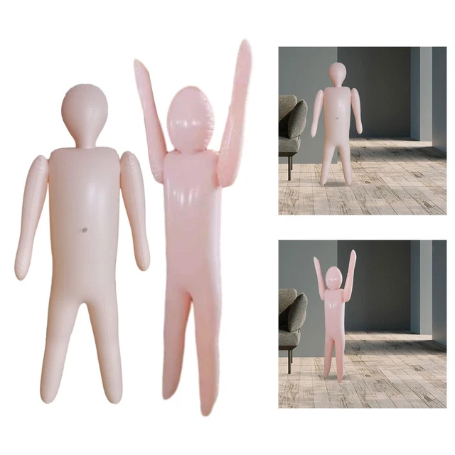 Human Inflatable Full Body INFLATABLE FULL BODY Display Human Body Model Cosplay Full Size PVC ...