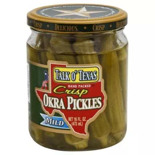 Talk O' Texas Mild Okra Pickles