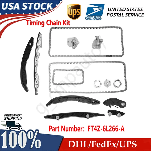 A-Premium 14PCS Engine Timing Chain Kit W/Tensioner