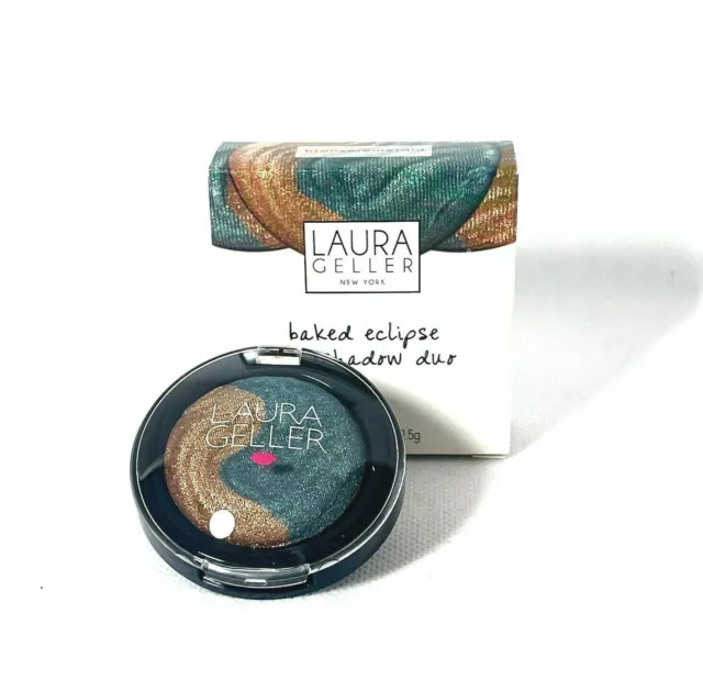 Laura Geller Eyeshadow Baked Eclipse Eye Shadow Duo Bronze / Emerald