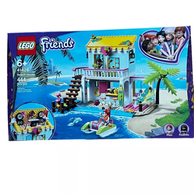 LEGO Friends Beach House, #41428 444 Pieces RETIRED
