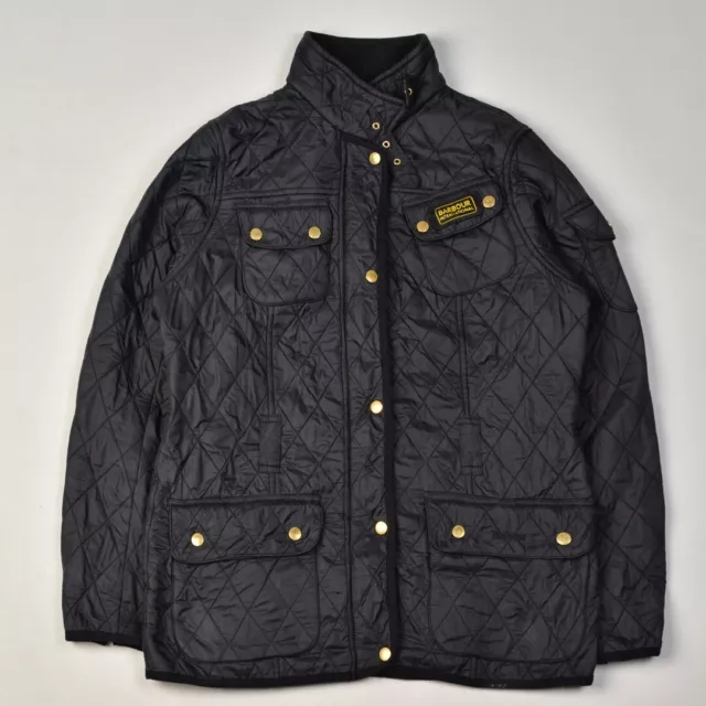 Barbour International Crown Quilt Puffer Veste Black Femme Ue 42