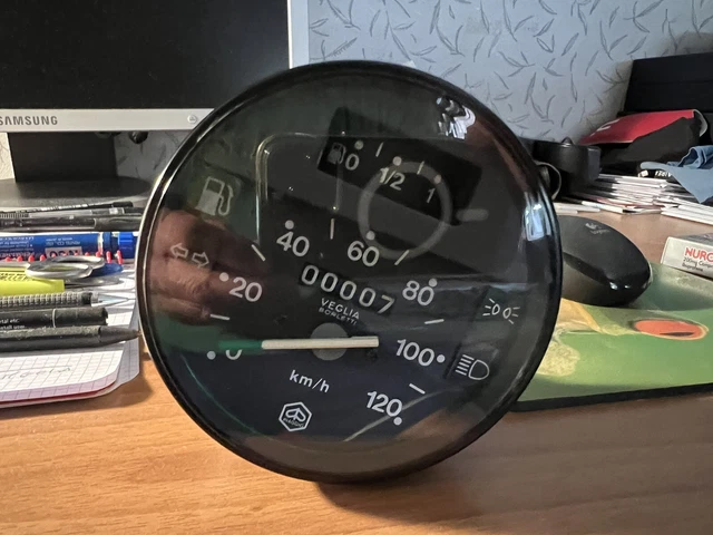 Ghiera E Vetro Contachilometri Per Vespa PX 125, 150, 200 - Ricambio Originale Stile Arcobaleno - Foto 11