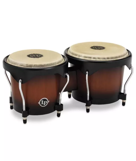 Latin Percussion LP601NY City Series Wood Bongos - Vintage Sunburst