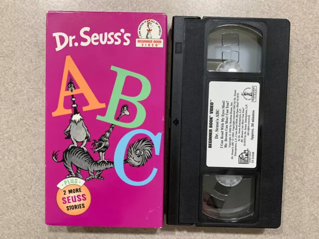 DR. SEUSS’S ABC (VHS, 1991) Beginner Book Video Plus 2 More Stories $3. ...