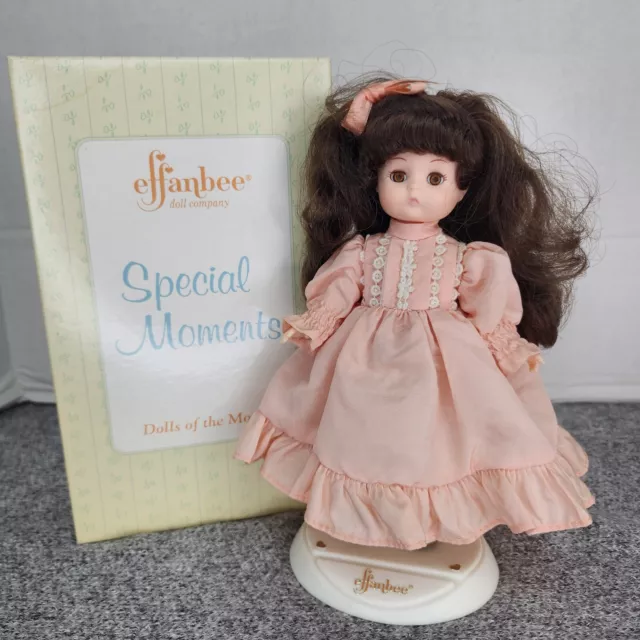 Porcelain Doll 9" Effanbee SEPTEMBER Special Moments Doll of the Month 1989 VTG