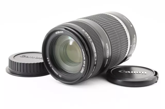 [ MINT ] Canon EF-S 55-250mm F/4.0-5.6 IS Telephoto Zoom Lens From Japan