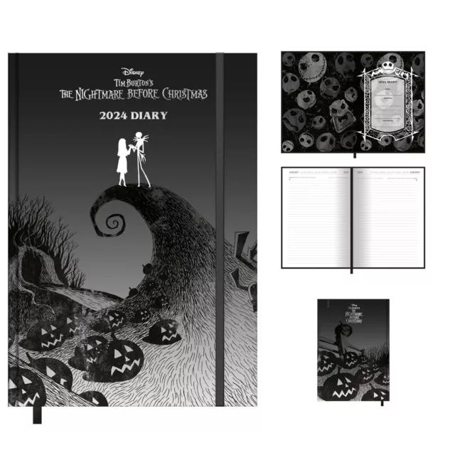 The Nightmare Before Christmas 2024 Diary - Official day to page view 13 x 19cm