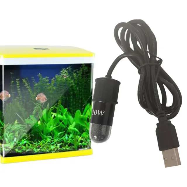 Affichage LED de chauffage d'aquarium d'USB LED Mini chauffage d'aquarium de