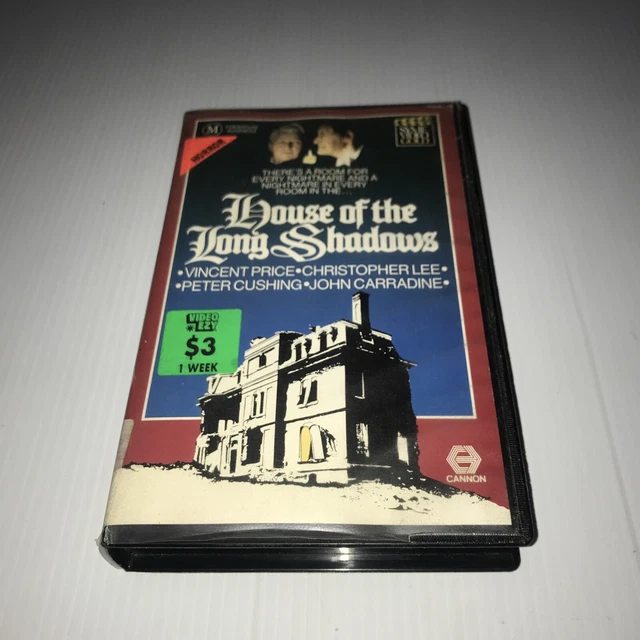 RARE HORROR VHS Tape House Of The Long Shadows Ex Rental Tape EUR 89,59