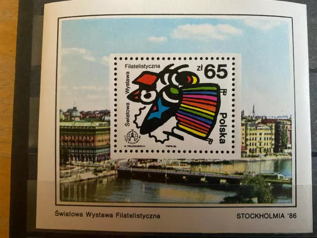 Briefmarken Polen Polska 1986 Mi-Nr. Block 100 postfrisch