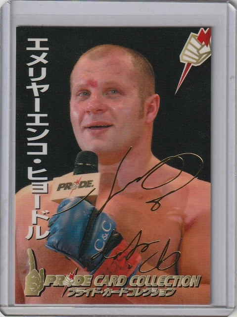 Fedor Emelianenko PRIDE Card Collection Gold Autograph Series #127 Fedor Emelianenko PRIDE Card Collection Gold Autograph Series #127