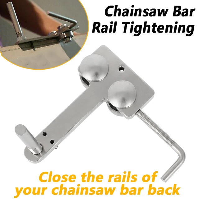 STAINLESS STEEL CHAINSAW Bar Rail Tightening Repair Close Tool Chain