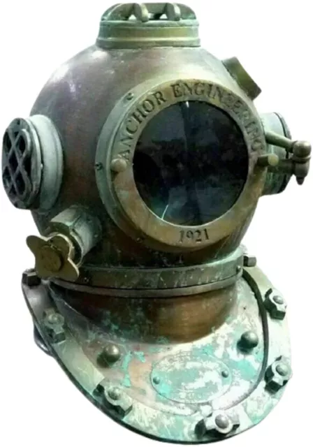 Antique Diving Helmet Brass U.S Navy Mark V Diving Divers Helmet Replica Gifts
