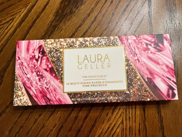 Laura Geller The Delectables Pink Prosecco Baked Eyeshadow Palette NEW BNIB