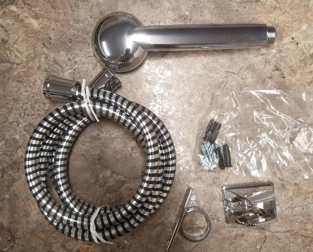 RV MOBILE HOME Motor Vehicle HandHeld Shower Set with 60" Vinyl Chrome