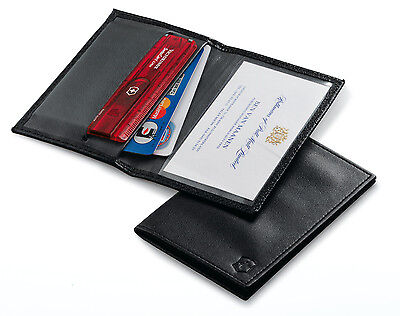 Victorinox - Etui Cuir Noir Pour Swisscard Ou Cartes De Crédit - 4.0873.L