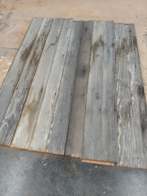 RECLAIMED BARN WOOD WALL PANELING SIDING chippy rustic farmhouse
