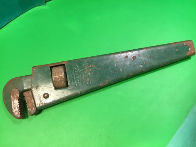 Vintage adjustable spanner/wrench original green,FABREX 440-10,Classic car tool