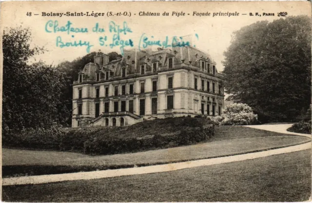 CPA BOISSY-SAINT-LEGER Chateau du Piple - Facade Principale (1352467)