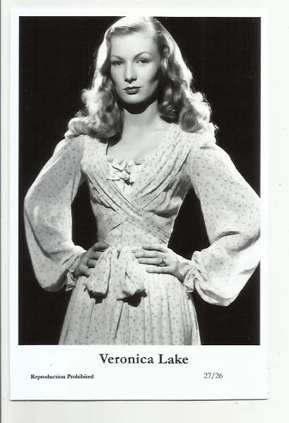(Bx32) Veronica Lake Swiftsure Photo Postcard (27/26) Filmstar Pin Up Glamour