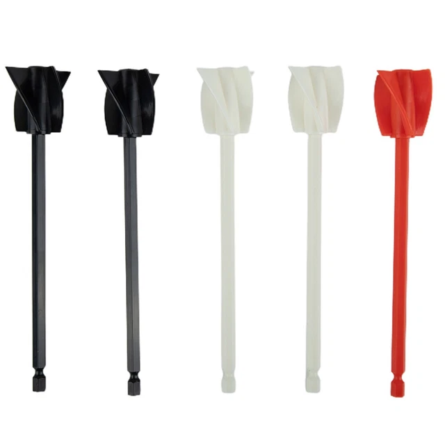 5PCS Mixer Attachment Drill For Resin Epoxy Mixer Mixing Rod Drill Whisk Stirrer