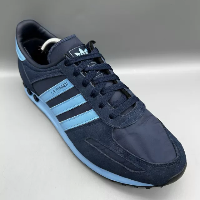 La trainer blu pelle shop