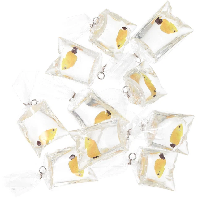 Zubehör Für Fischtaschen Goldfisch Kette Fisch Charme Schlüsselanhänger 10 Pcs