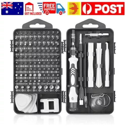 117 in 1 Magnetic Precision Screwdriver Set Computer Pc Phone Repair Tool Kit AU