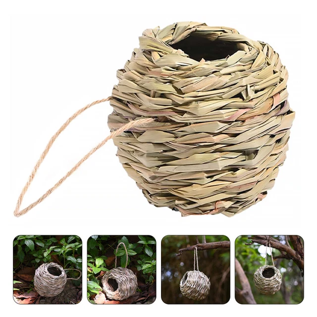 Woven Birds Cage Bird Outdoor Bird House Decked Hamster