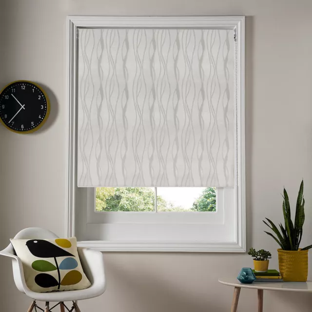 100% Blockout Roller Blinds Room Darkening Thermal Window Blinds in 6 Sizes